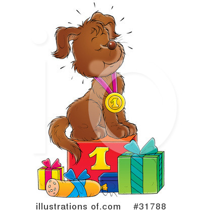 Royalty-Free (RF) Dog Clipart Illustration by Alex Bannykh - Stock Sample #31788