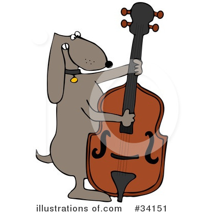 Royalty-Free (RF) Dog Clipart Illustration by djart - Stock Sample #34151