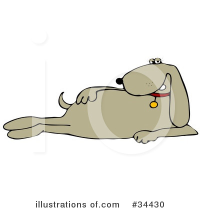 Royalty-Free (RF) Dog Clipart Illustration by djart - Stock Sample #34430