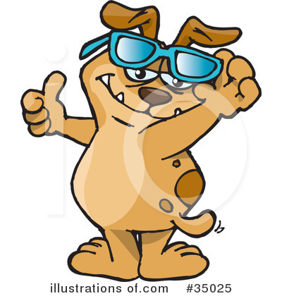 Dog Clipart #35025 by Dennis Holmes Designs