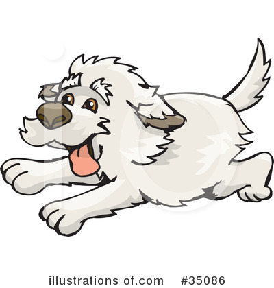Royalty-Free (RF) Dog Clipart Illustration by Dennis Holmes Designs - Stock Sample #35086