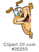 Dog Clipart #35253 by Dennis Holmes Designs