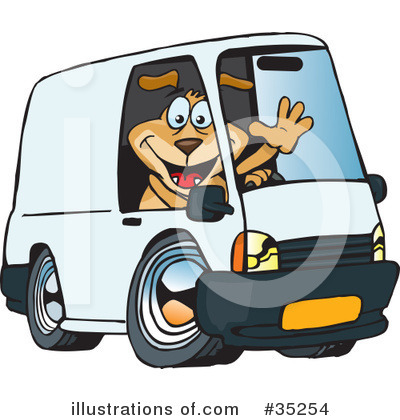 Van Clipart #35254 by Dennis Holmes Designs