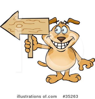 Royalty-Free (RF) Dog Clipart Illustration by Dennis Holmes Designs - Stock Sample #35263