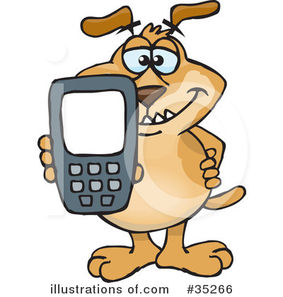 Calculator Clipart #35266 by Dennis Holmes Designs