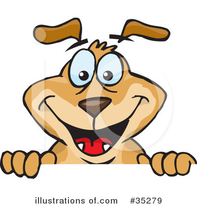 Royalty-Free (RF) Dog Clipart Illustration by Dennis Holmes Designs - Stock Sample #35279