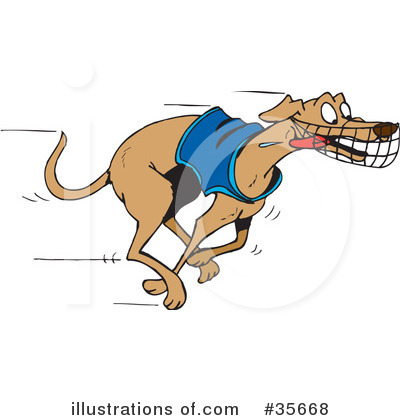 Royalty-Free (RF) Dog Clipart Illustration by Dennis Holmes Designs - Stock Sample #35668