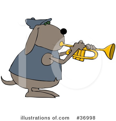Royalty-Free (RF) Dog Clipart Illustration by djart - Stock Sample #36998