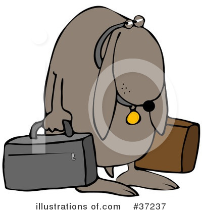 Royalty-Free (RF) Dog Clipart Illustration by djart - Stock Sample #37237