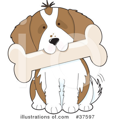 Royalty-Free (RF) Dog Clipart Illustration by Maria Bell - Stock Sample #37597
