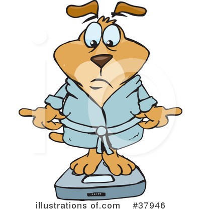 Royalty-Free (RF) Dog Clipart Illustration by Dennis Holmes Designs - Stock Sample #37946
