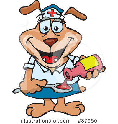Royalty-Free (RF) Dog Clipart Illustration by Dennis Holmes Designs - Stock Sample #37950