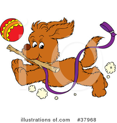 Royalty-Free (RF) Dog Clipart Illustration by Alex Bannykh - Stock Sample #37968
