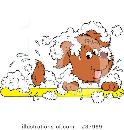 Royalty-Free (RF) Dog Clipart Illustration by Alex Bannykh - Stock Sample #37969