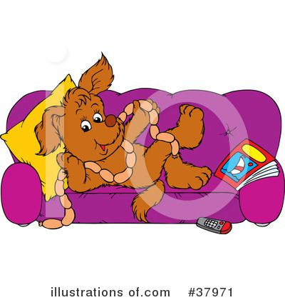 Couch Clipart #37971 by Alex Bannykh