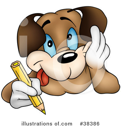 Royalty-Free (RF) Dog Clipart Illustration by dero - Stock Sample #38386