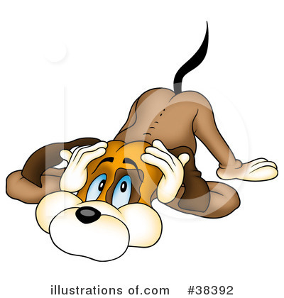 Royalty-Free (RF) Dog Clipart Illustration by dero - Stock Sample #38392