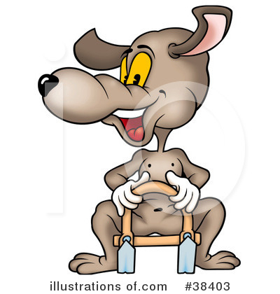 Royalty-Free (RF) Dog Clipart Illustration by dero - Stock Sample #38403