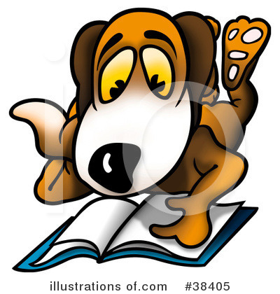 Royalty-Free (RF) Dog Clipart Illustration by dero - Stock Sample #38405