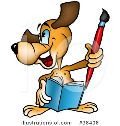 Royalty-Free (RF) Dog Clipart Illustration by dero - Stock Sample #38408