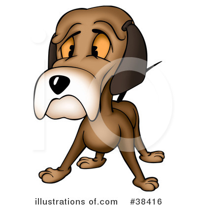 Royalty-Free (RF) Dog Clipart Illustration by dero - Stock Sample #38416