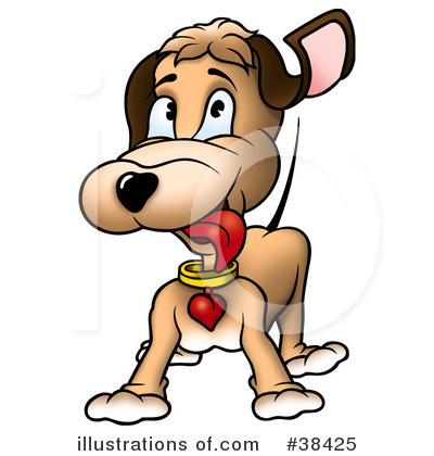 Royalty-Free (RF) Dog Clipart Illustration by dero - Stock Sample #38425
