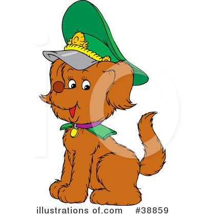 Royalty-Free (RF) Dog Clipart Illustration by Alex Bannykh - Stock Sample #38859
