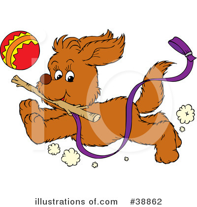 Royalty-Free (RF) Dog Clipart Illustration by Alex Bannykh - Stock Sample #38862