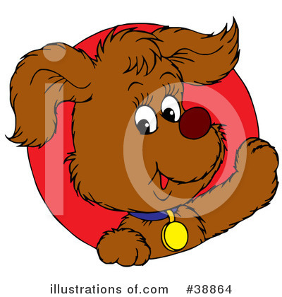 Royalty-Free (RF) Dog Clipart Illustration by Alex Bannykh - Stock Sample #38864