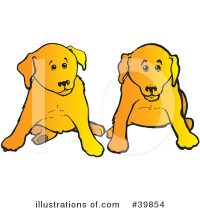 Royalty-Free (RF) Dog Clipart Illustration by Snowy - Stock Sample #39854