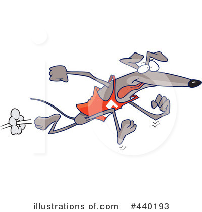 Greyhound Clipart #440193 by toonaday