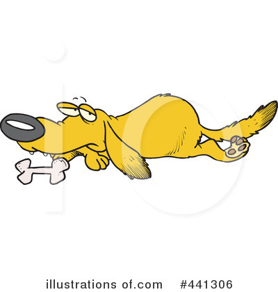 Royalty-Free (RF) Dog Clipart Illustration by toonaday - Stock Sample #441306