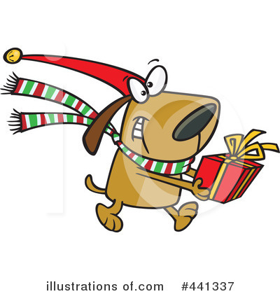Royalty-Free (RF) Dog Clipart Illustration by toonaday - Stock Sample #441337