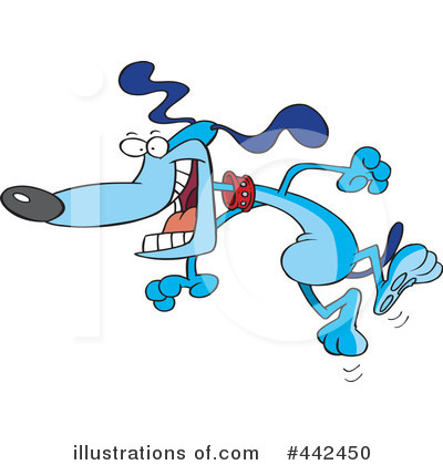 Royalty-Free (RF) Dog Clipart Illustration by toonaday - Stock Sample #442450