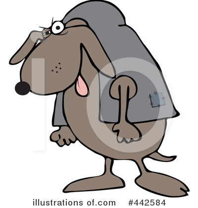 Royalty-Free (RF) Dog Clipart Illustration by djart - Stock Sample #442584