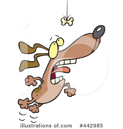 Royalty-Free (RF) Dog Clipart Illustration by toonaday - Stock Sample #442985