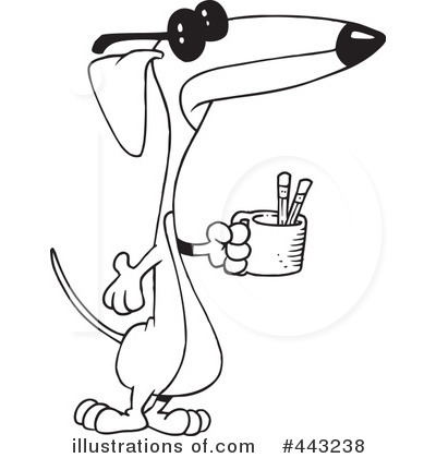 Weiner Dog Clipart #443238 by toonaday