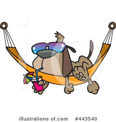 Royalty-Free (RF) Dog Clipart Illustration by toonaday - Stock Sample #443540