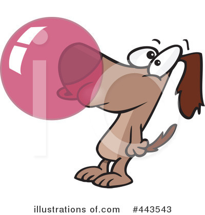 Royalty-Free (RF) Dog Clipart Illustration by toonaday - Stock Sample #443543