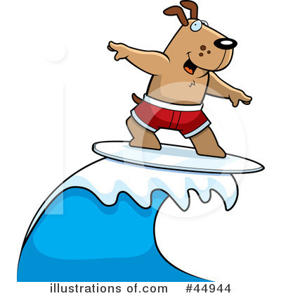 Surfing Clipart #44944 by Cory Thoman
