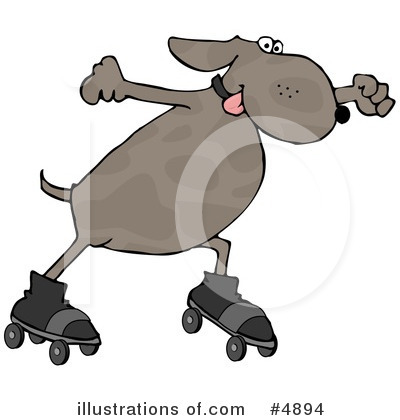 Royalty-Free (RF) Dog Clipart Illustration by djart - Stock Sample #4894