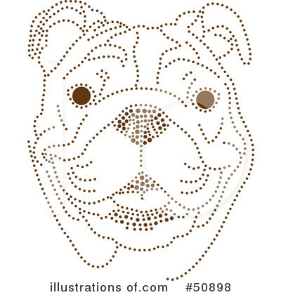 Royalty-Free (RF) Dog Clipart Illustration by Cherie Reve - Stock Sample #50898