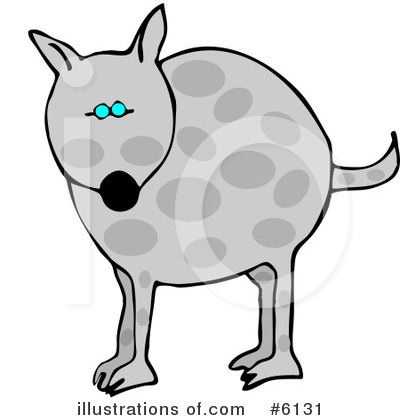 Royalty-Free (RF) Dog Clipart Illustration by djart - Stock Sample #6131