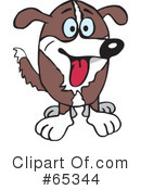 Dog Clipart #65344 by Dennis Holmes Designs