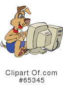 Dog Clipart #65345 by Dennis Holmes Designs