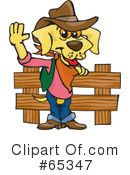 Dog Clipart #65347 by Dennis Holmes Designs
