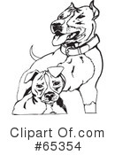 Dog Clipart #65354 by Dennis Holmes Designs