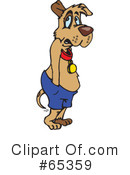 Dog Clipart #65359 by Dennis Holmes Designs