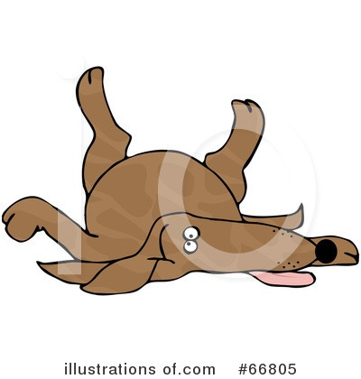Royalty-Free (RF) Dog Clipart Illustration by djart - Stock Sample #66805
