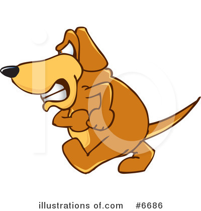 Royalty-Free (RF) Dog Clipart Illustration by Mascot Junction - Stock Sample #6686